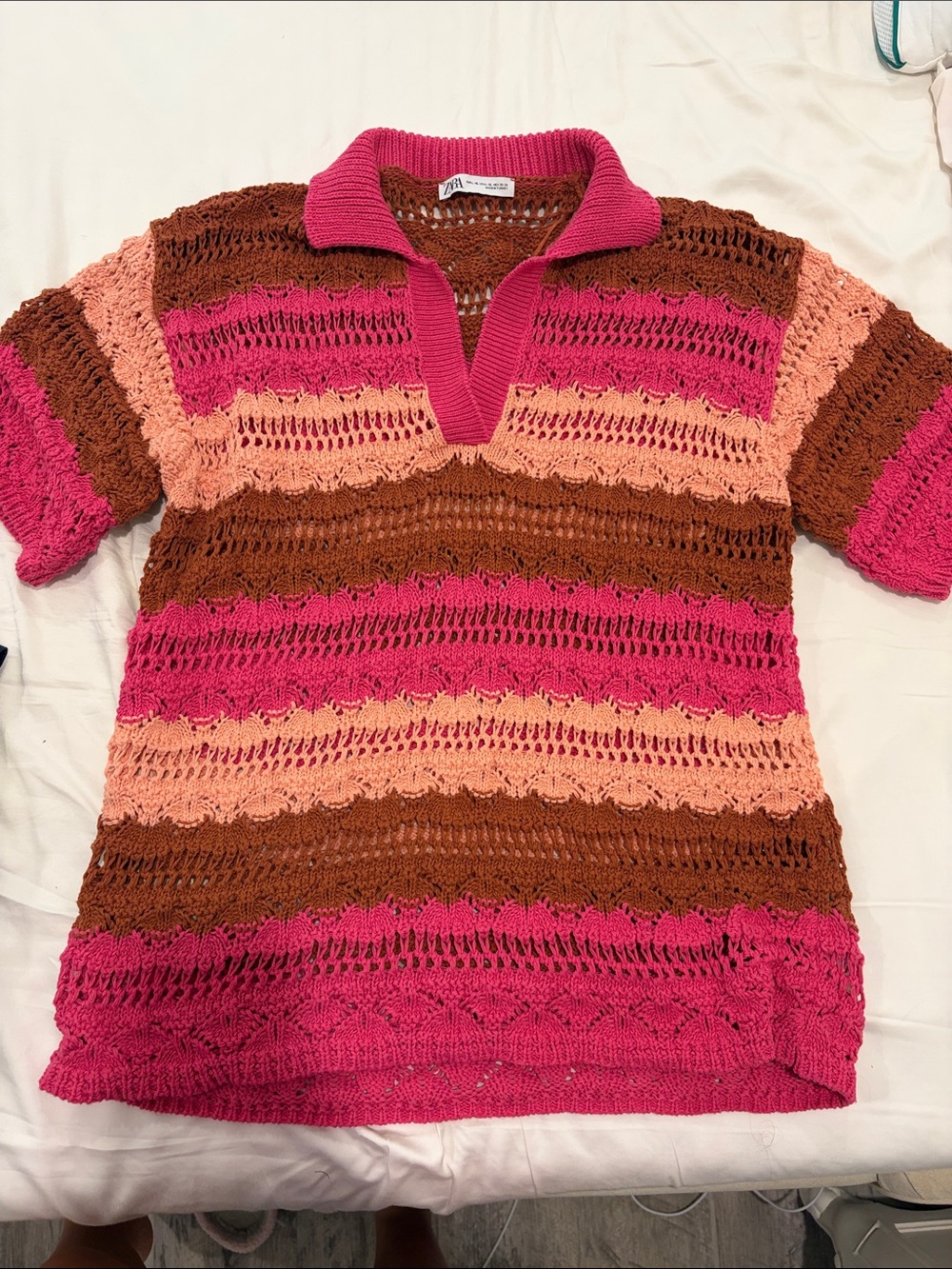 Zara crochet cover up